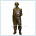 Outdoor Decoration Life Size Bronze Warrior Statue